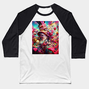 Fear And Loathing In Wonderland #70 Baseball T-Shirt